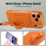 Retro Lychee Leather Wallet Case for iPhone 17 Series