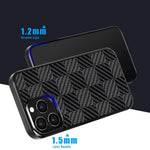 Carbon Fiber Twill MagSafe Case with Raised Camera Ring for iPhone 16 Series