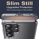 Crystal Clear Shockproof Soft TPU Silicone Case for Samsung Galaxy S25 Series