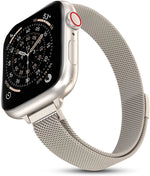 Elegant Slim Magnetic Milanese Loop Strap for Apple Watch