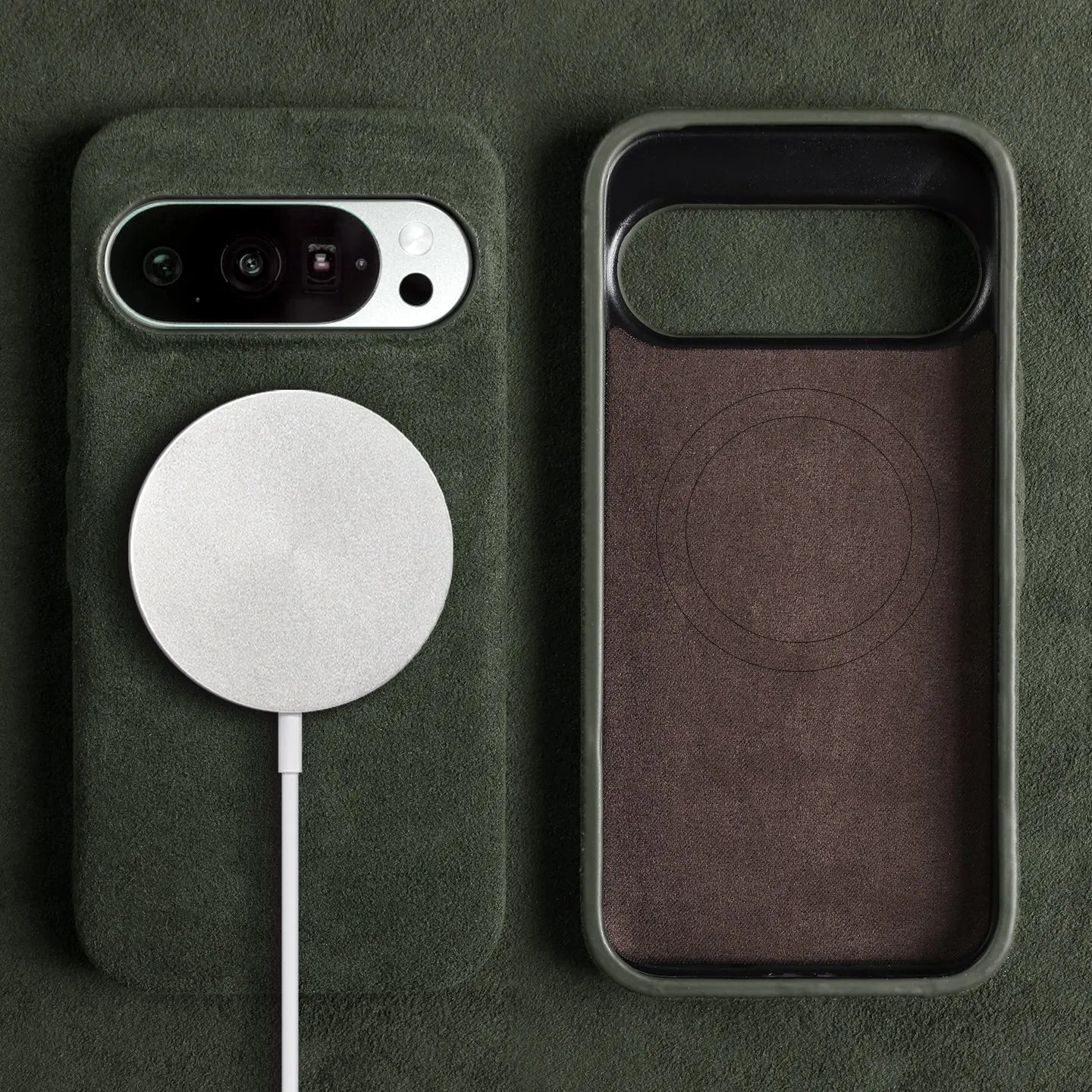 Premium Alcantara Leather Magnetic Case for Google Pixel 9 Series