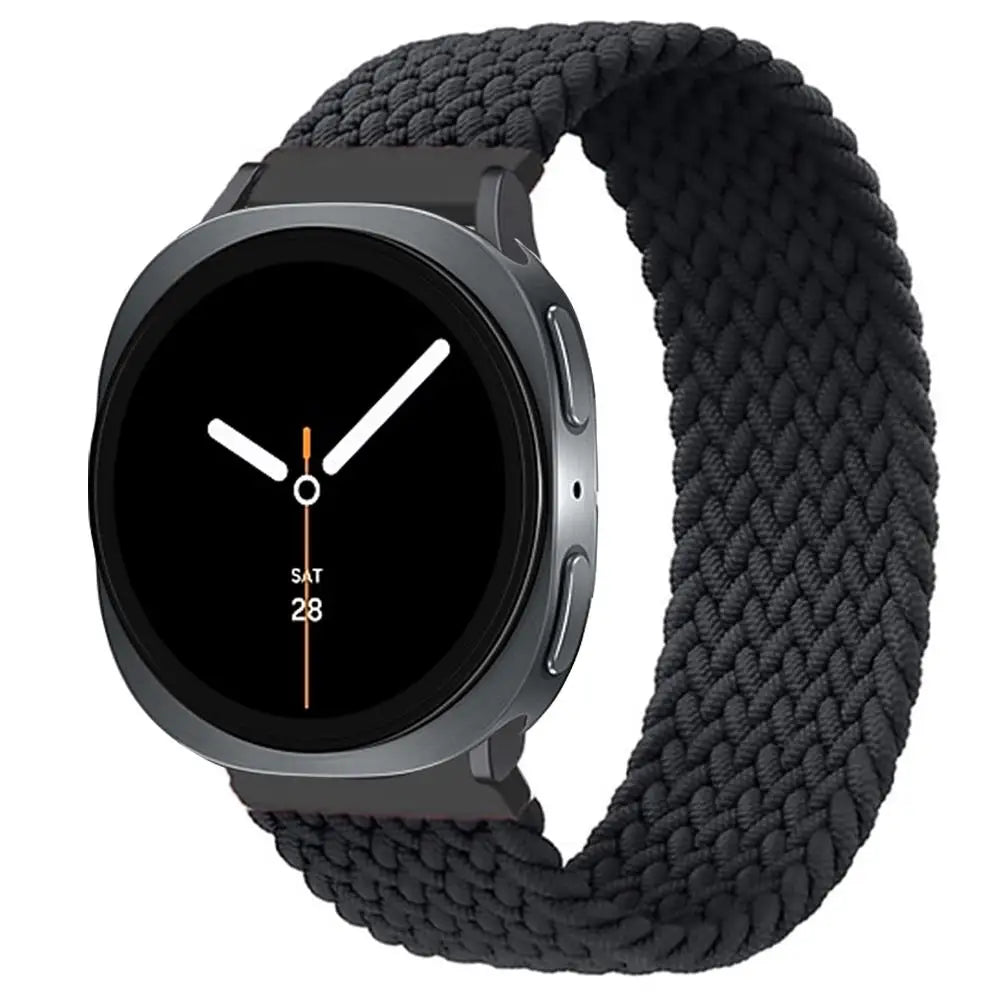 Elastic Braided Solo Loop Band for Samsung Galaxy Watch 8 & Galaxy Watch 8 Classic