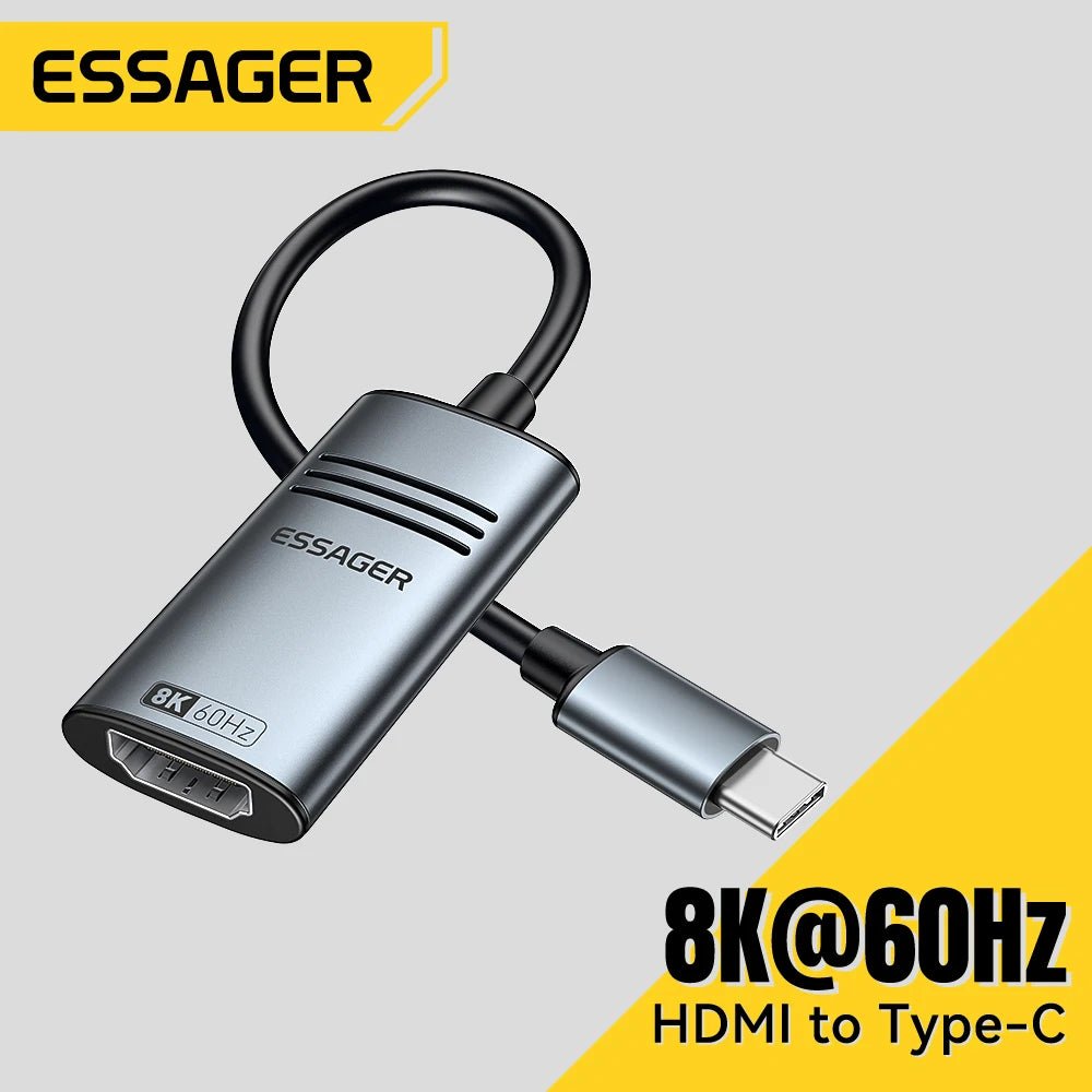 Essager 8K HDMI to USB-C Cable Adapter