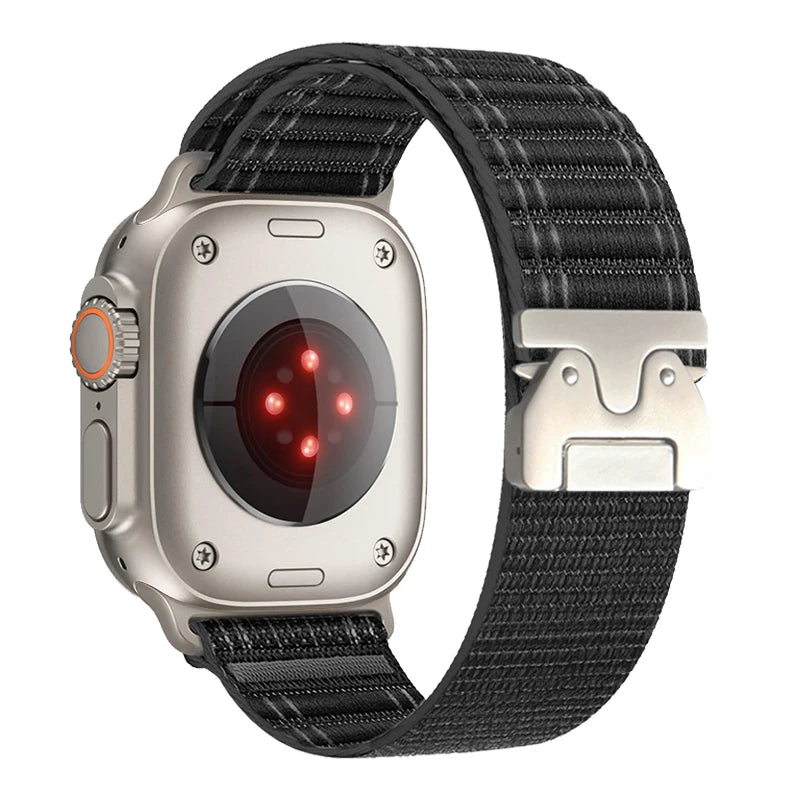 Stretchable Nylon Solo Loop Strap for Apple Watch
