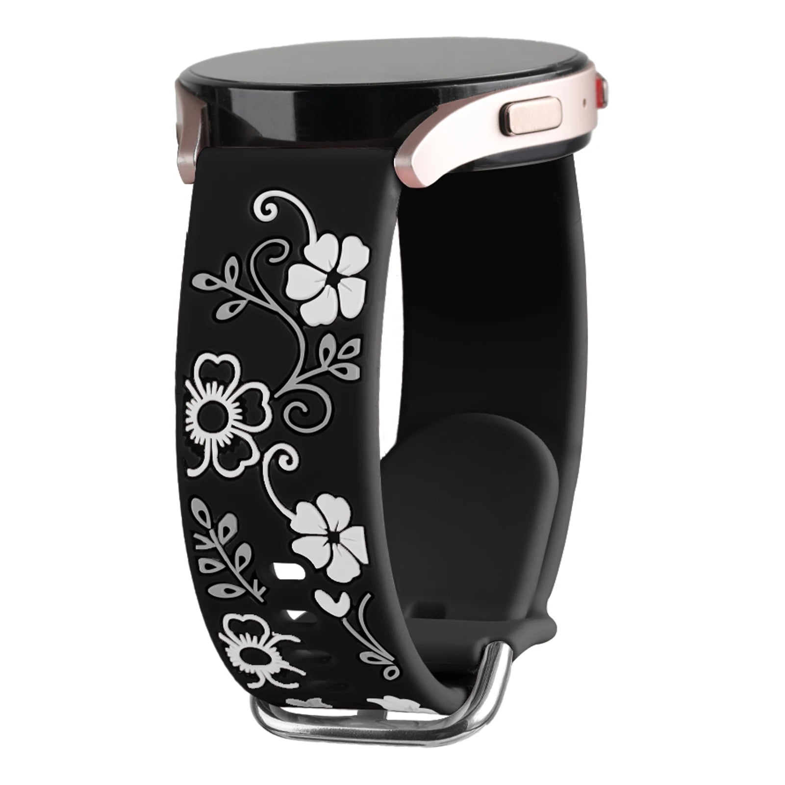 Comfortable Engraved Silicone Sport Strap for Samsung Galaxy Watch 6 / Galaxy Watch 6 Classic