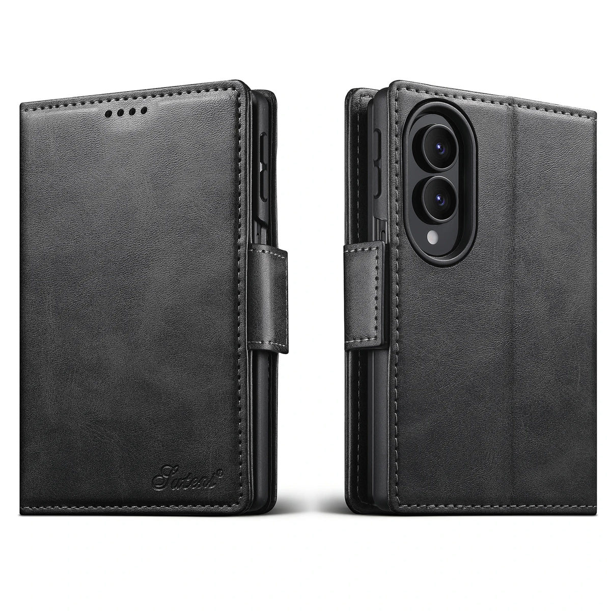Leather Flip Wallet Case with Built-In Stand for Samsung Galaxy Z Fold 8
