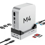 Acasis 8-in-1 Mac Mini M4 Dock with M.2 NVMe SSD Enclosure
