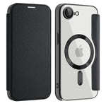 Protective Flip Magnetic Leather Case for iPhone 16e