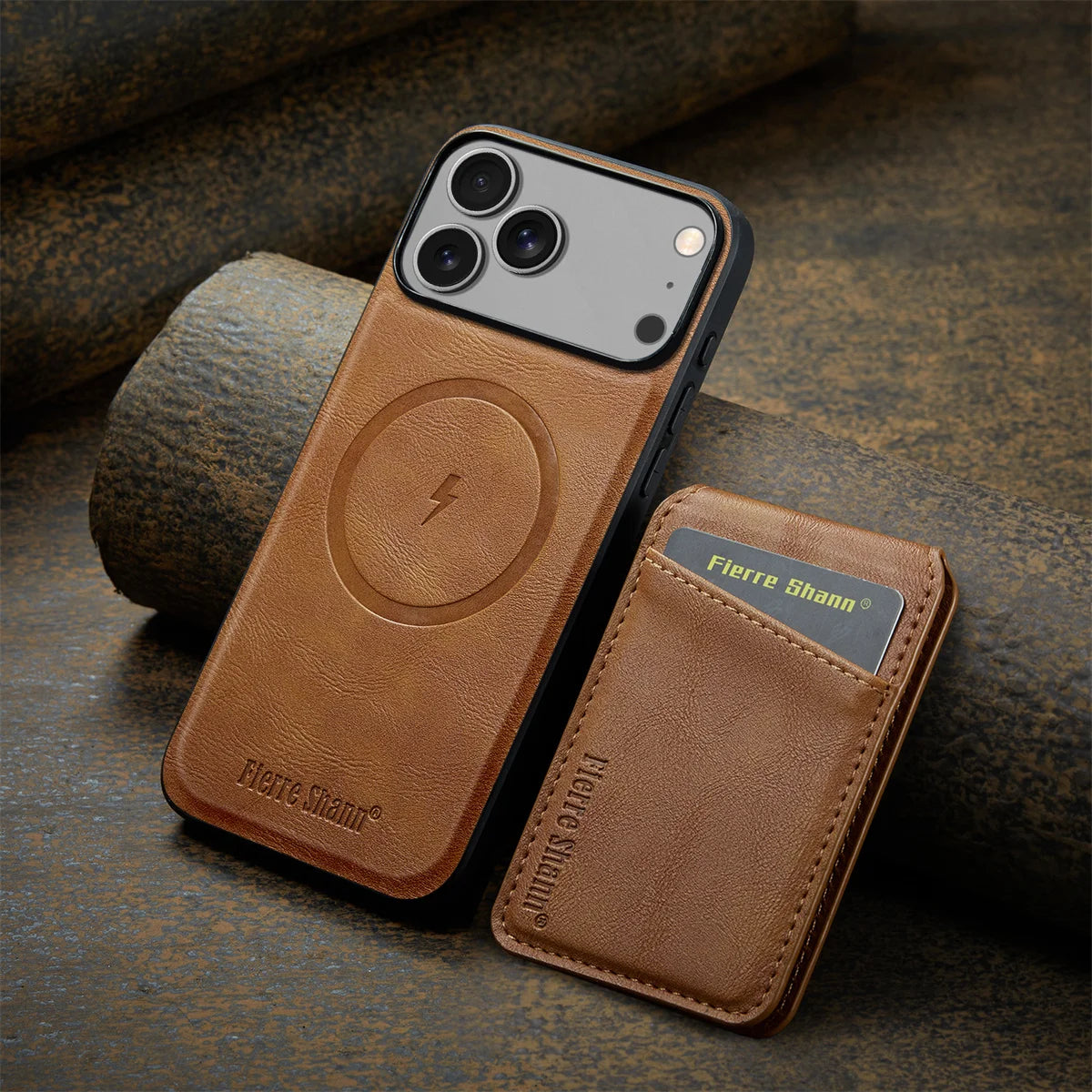 2-in-1 Detachable Magsafe Leather Wallet Case for iPhone 17 Series