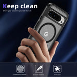 Military-Grade Protective Magnetic Case with Foldable Stand for Google Pixel 9 Series