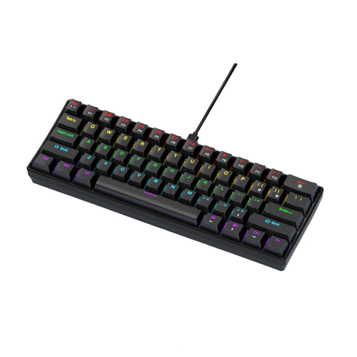 APAYADO K61 60% Compact Wired Mechanical Keyboard