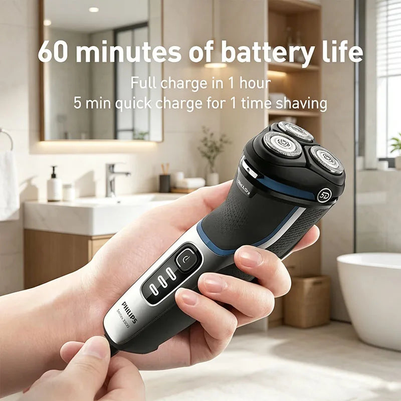 Philips S3216 5-Minute Quick Charge Electric Shaver