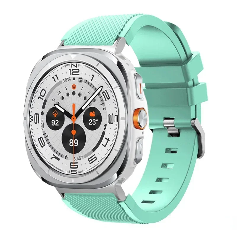 Stripe Textured Silicone Wristband for Samsung Galaxy Watch Ultra