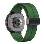 Silicone Magnetic Buckle Strap for Samsung Galaxy Watch 8 /  Galaxy Watch 8 Classic