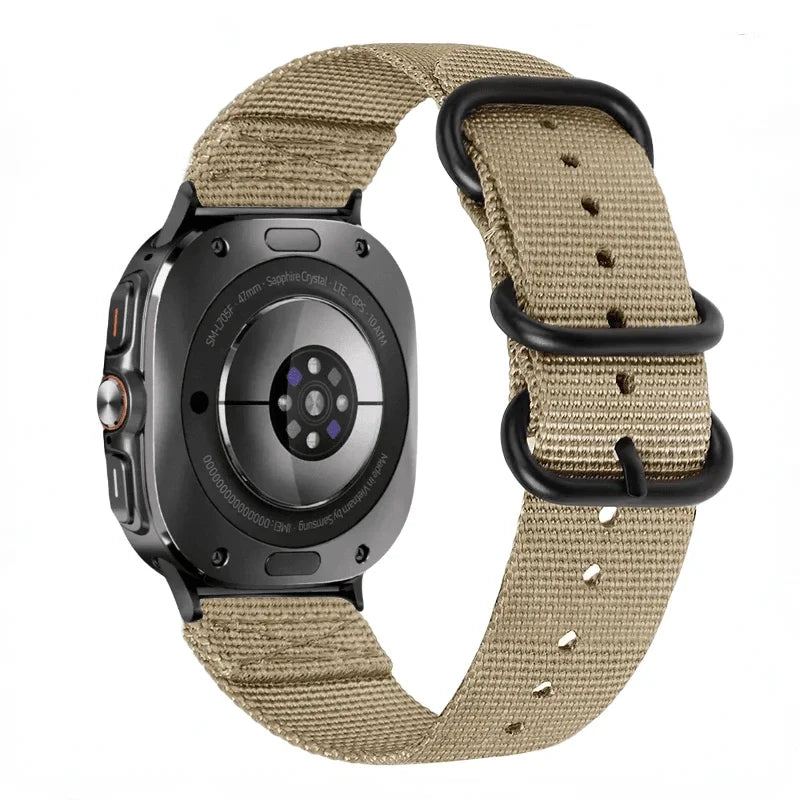 Durable Military Nylon Strap for Samsung Galaxy Watch Ultra (2025)