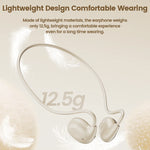 Toocki Gas Conduction Bluetooth 5.3 Lightweight Ear-Hook Wireless Headphones