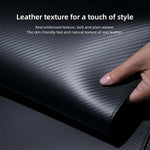 Large Carbon Fiber Embossed Leather Desk Mat