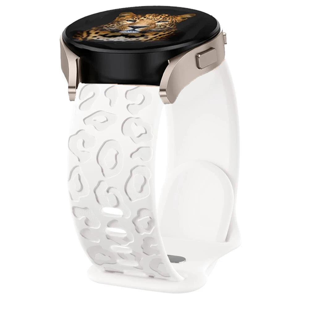 Engraved Silicone Strap for Samsung Galaxy Watch 6 & Galaxy Watch 6 Classic