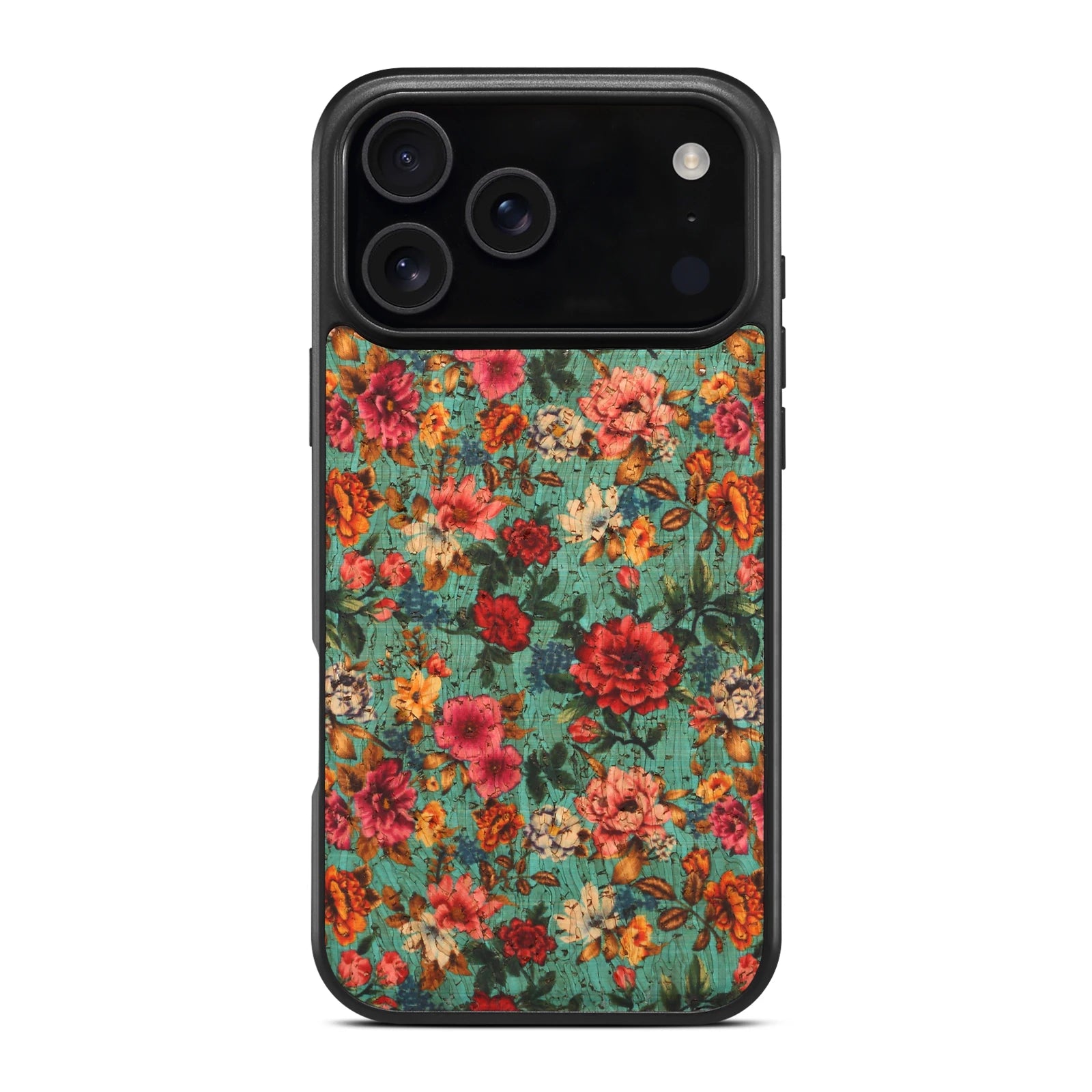 Luxury Flower Pattern Leather MagSafe Case for iPhone 17 Series