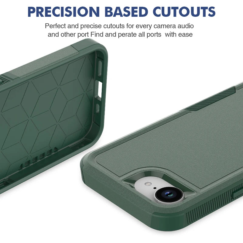 360° Shockproof Armor Case for iPhone 16e