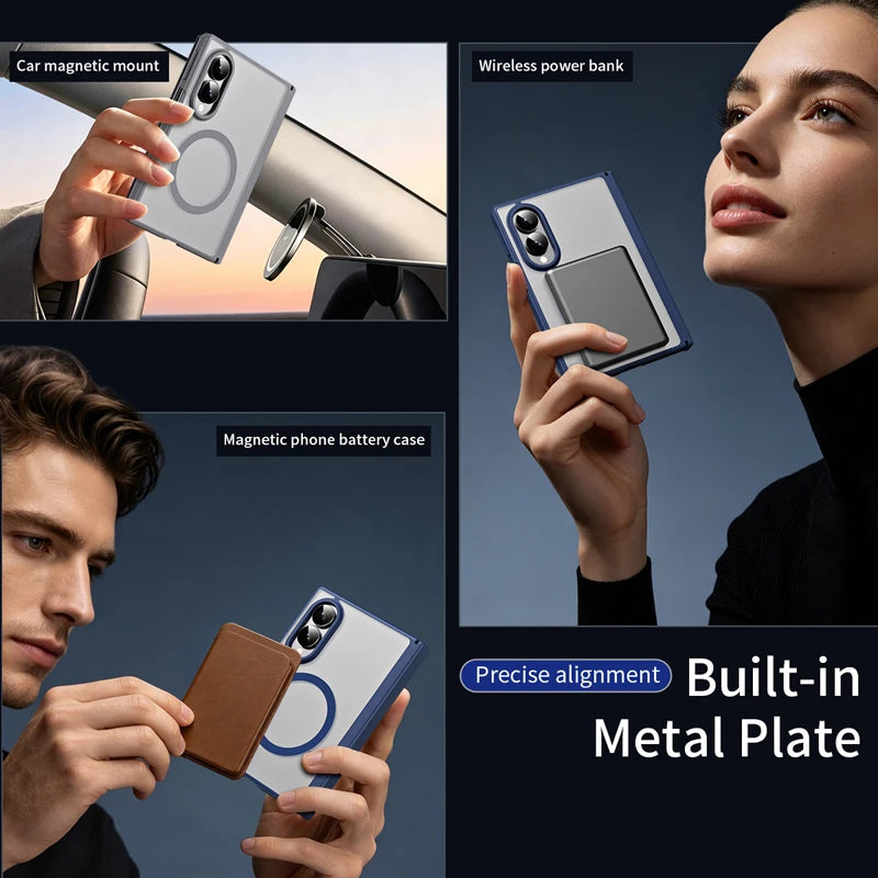 Soft-touch Matte Hinge Protection Case for Samsung Galaxy Z Fold 8