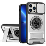 MagSafe Compatible Case for iPhone 15 Series with Rotating Ring and Camera Cover