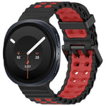 Perforated Silicone Watch Strap with Adjustable Fit for Samsung Galaxy Watch 9
