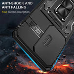 Armor Shockproof Magnetic Case with Sliding Camera Window for Samsung Galaxy S26 Series