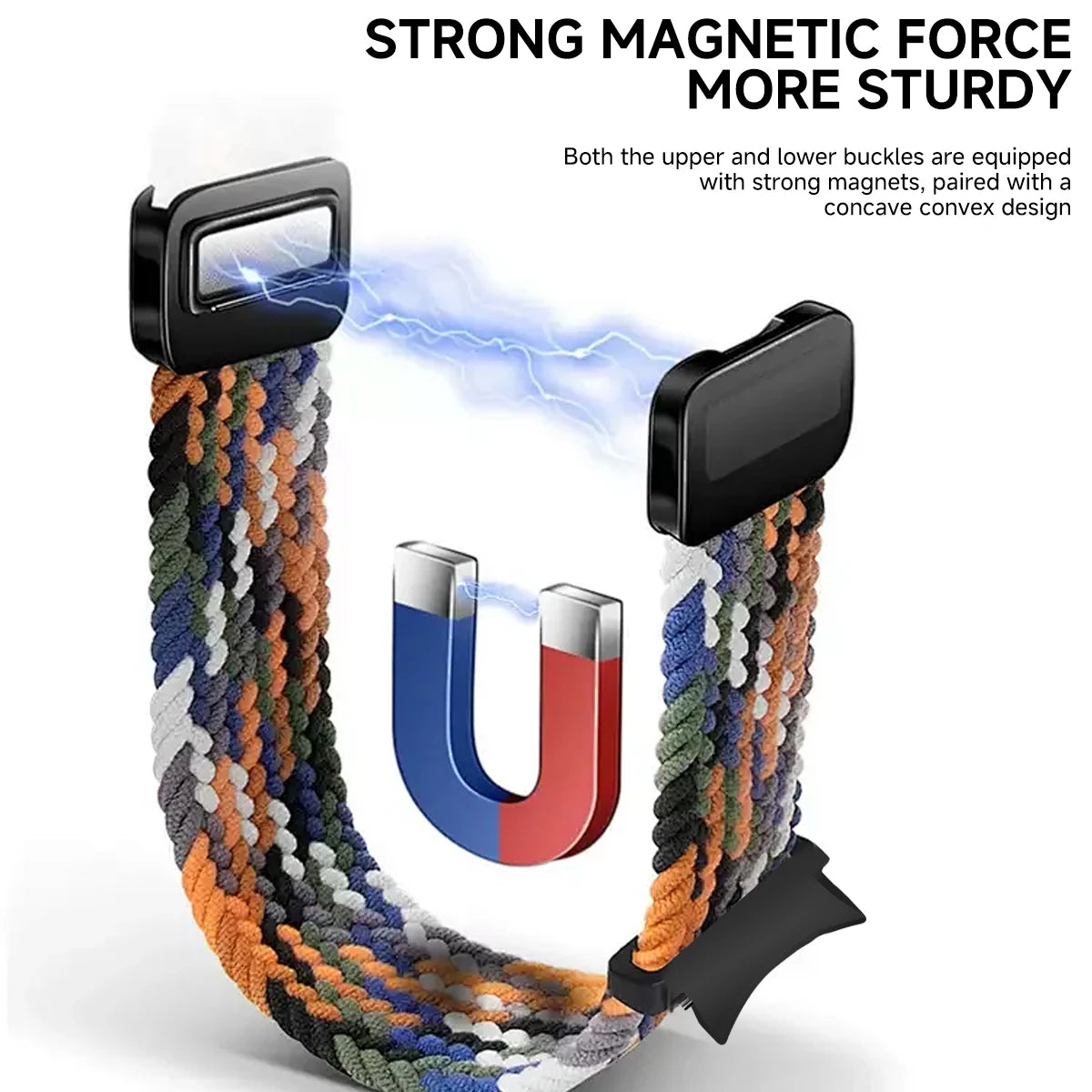 No Gaps Braided Band for Samsung Galaxy Watch 6 and Galaxy Watch 6 Classic