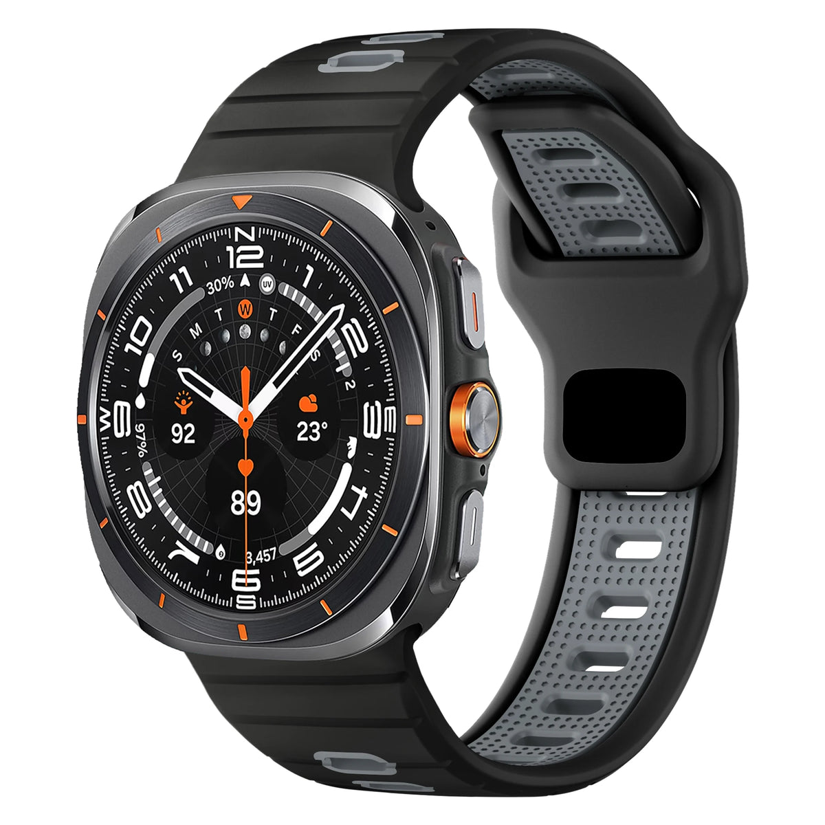 Perforated Silicone Sports Band for Samsung Galaxy Watch Ultra 2