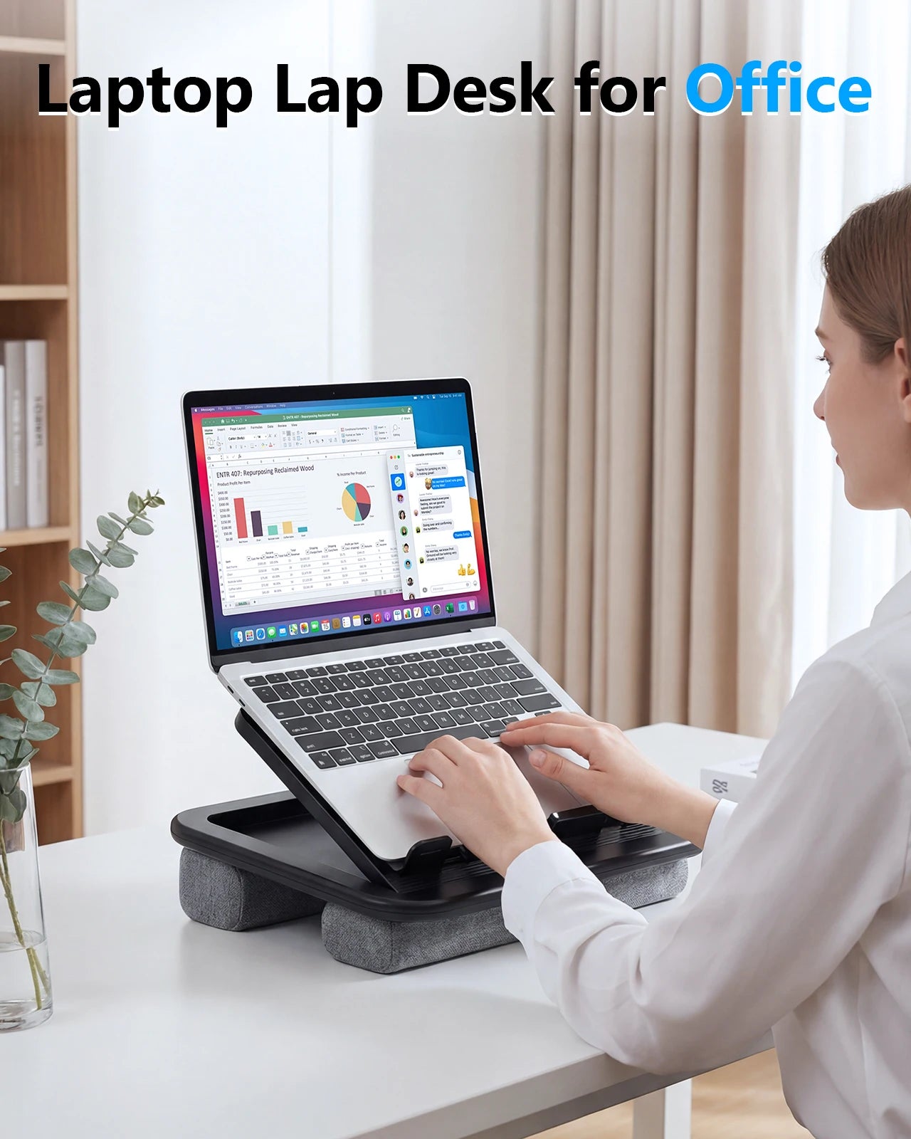 Lightweight Lap Desk With Cushion Support