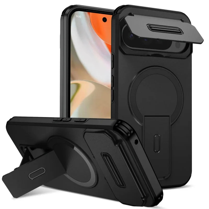 Shockproof Case with Flap-Style Camera Lens Cover for Google Pixel 11 Series