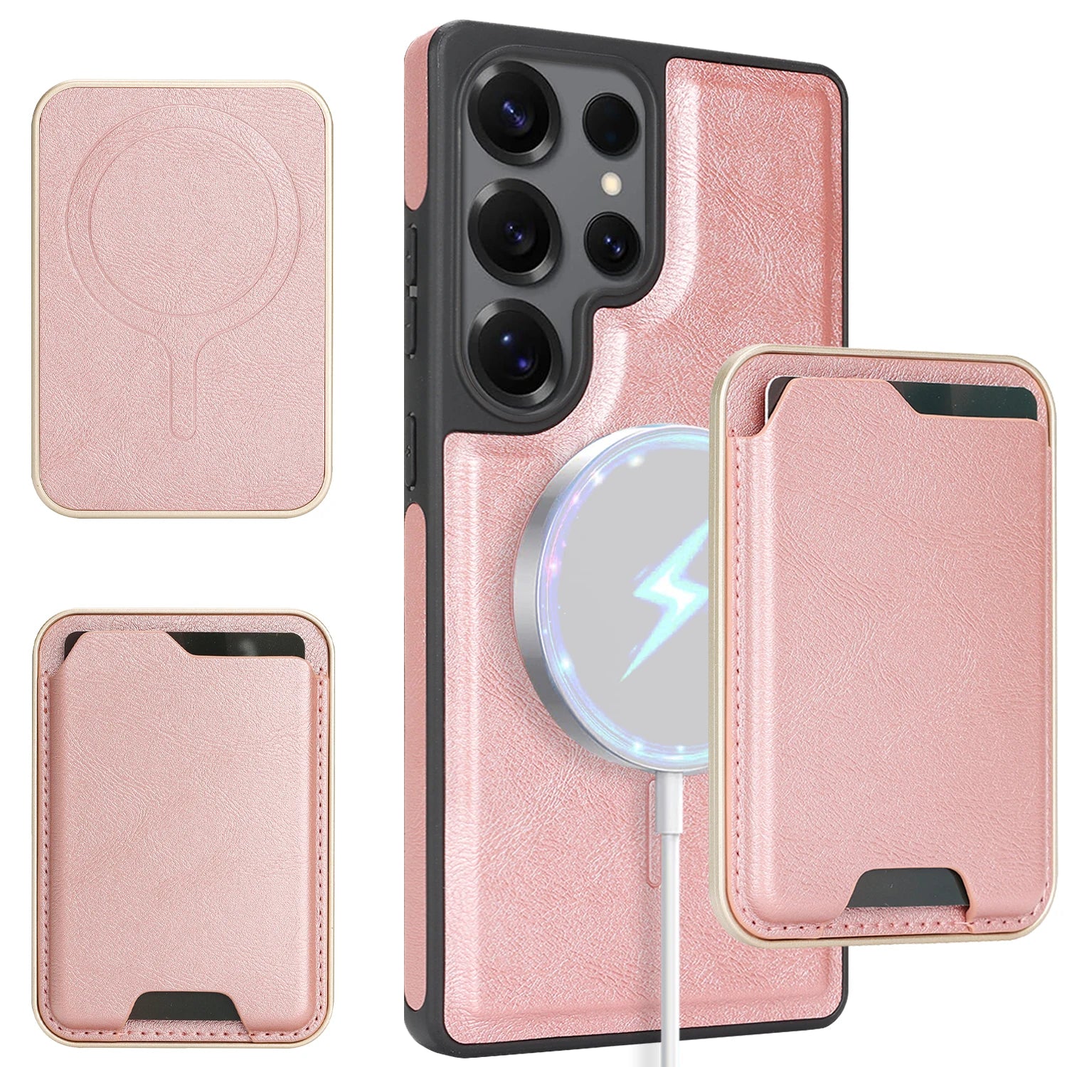 2-in-1 Magnetic Detachable Wallet Case for Samsung Galaxy S25 Series