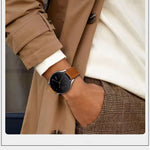 Durable Leather + Silicone Strap for Samsung Galaxy Watch 6 &  Galaxy Watch 6 Classic