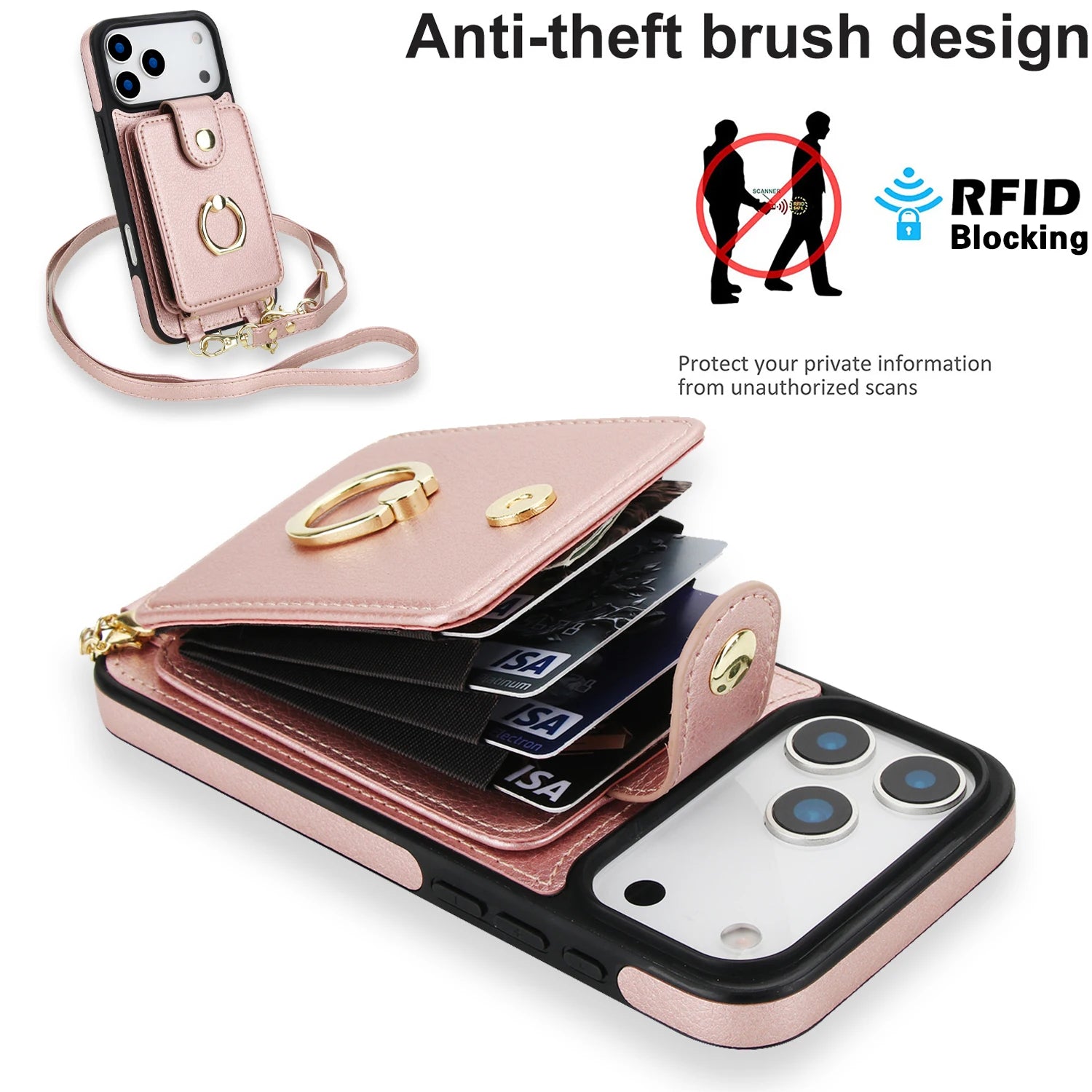 2-in-1 Detachable MagSafe Wallet Case for iPhone 17 Series