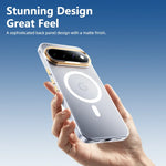 Anti-Yellowing Transparent Matte Case with Magnetic Support for Google Pixel 10 Series