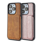 Retro Business PU Leather Case with Card Slot for iPhone 16 Series