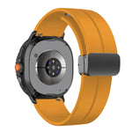 Silicone Magnetic Buckle Strap for Samsung Galaxy Watch 8 /  Galaxy Watch 8 Classic