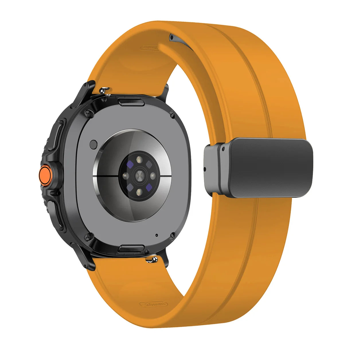 Silicone Magnetic Buckle Strap for Samsung Galaxy Watch 8 /  Galaxy Watch 8 Classic