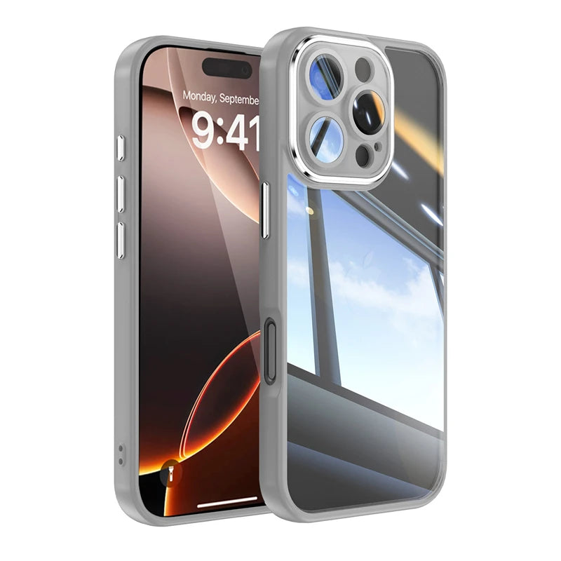 Acrylic Clear Shockproof Case with Camera Protector for iPhone 16 Series