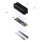 JONSBO M202 Aluminum M.2 SSD Heatsink with Thermal Pad