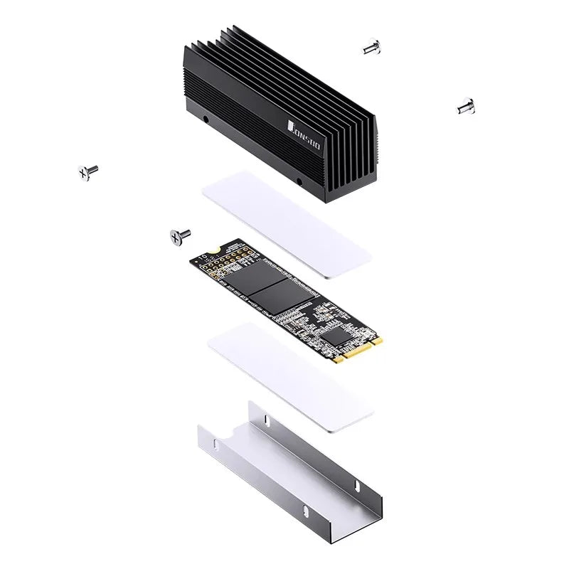 JONSBO M201 Aluminum M.2 SSD Heatsink with Thermal Pad