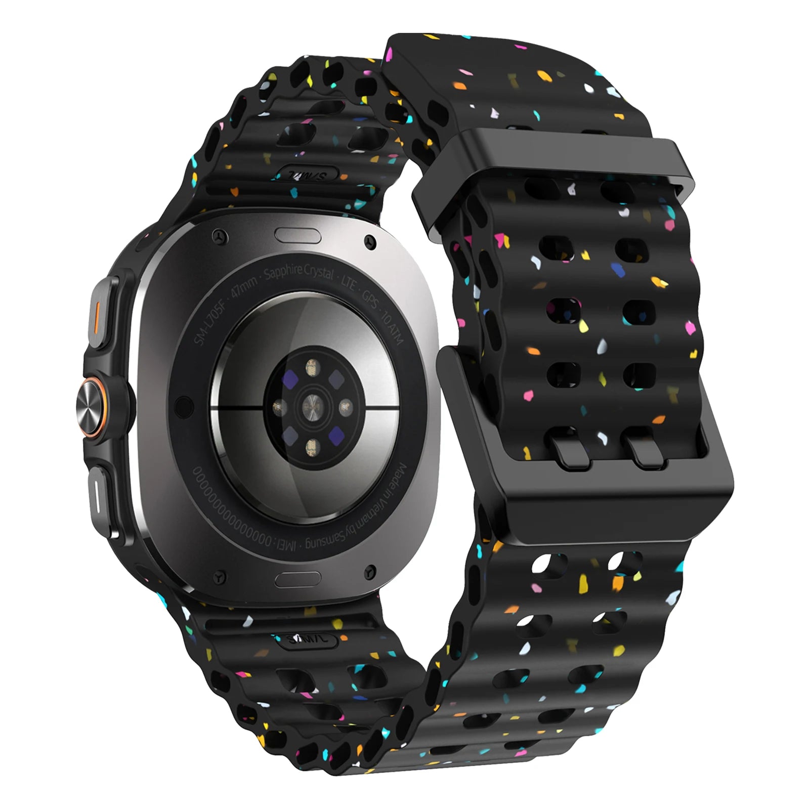 High-Quality Marine Silicone Band for Samsung Galaxy Watch Ultra and Samsung Galaxy Watch Ultra (2025)