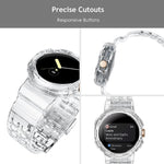 Transparent Case + Soft TPU Band for Google Pixel Watch 2