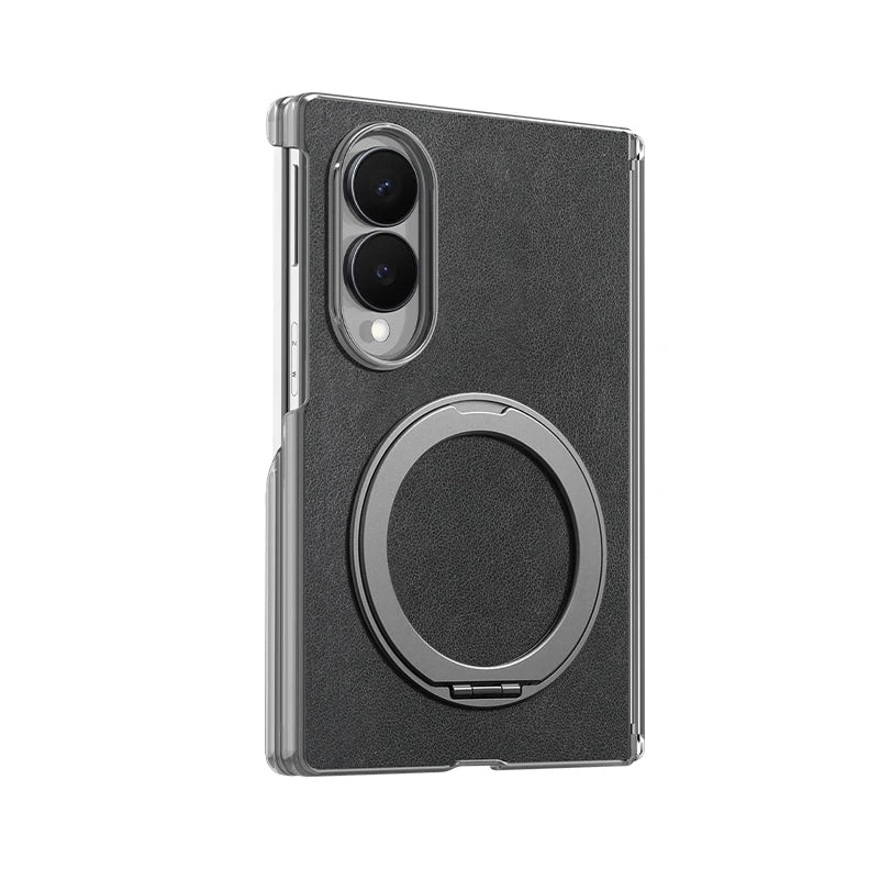 Luxury Magnetic Leather Case with 360° Rotating Kickstand for Samsung Galaxy Z Fold 8