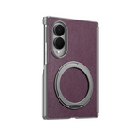 Luxury Magnetic Leather Case with 360° Rotating Kickstand for Samsung Galaxy Z Fold 8