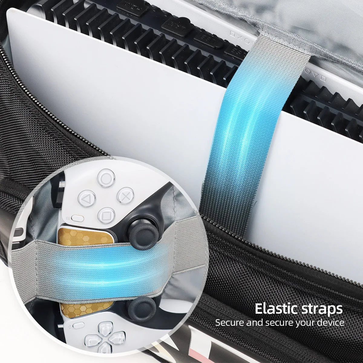 PlayStation Carrying Case with Large Capacity & Protective Design