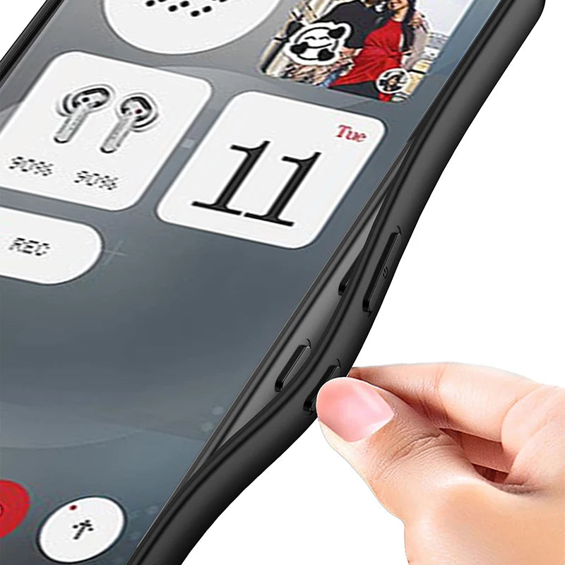 Frosted Matte Leather Case for Nothing Phone 3a / 3a Pro