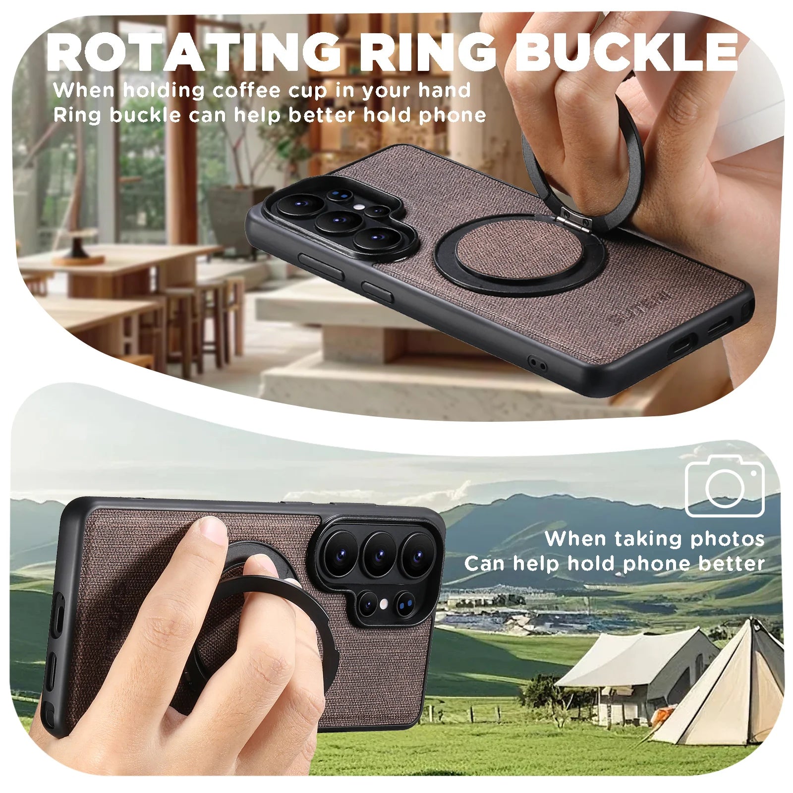 Premium Cowboy Pattern Leather Case for Samsung Galaxy S26 Ultra