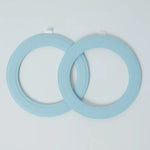 2PCS Universal PU Leather Adhesive Magnetic Plate